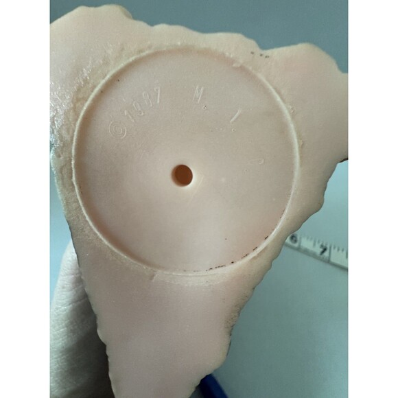 MTC 1987 VTG Play Pretend Food Dessert Chocolate Cake Slice Pink Frosting Prop - Picture 7 of 7